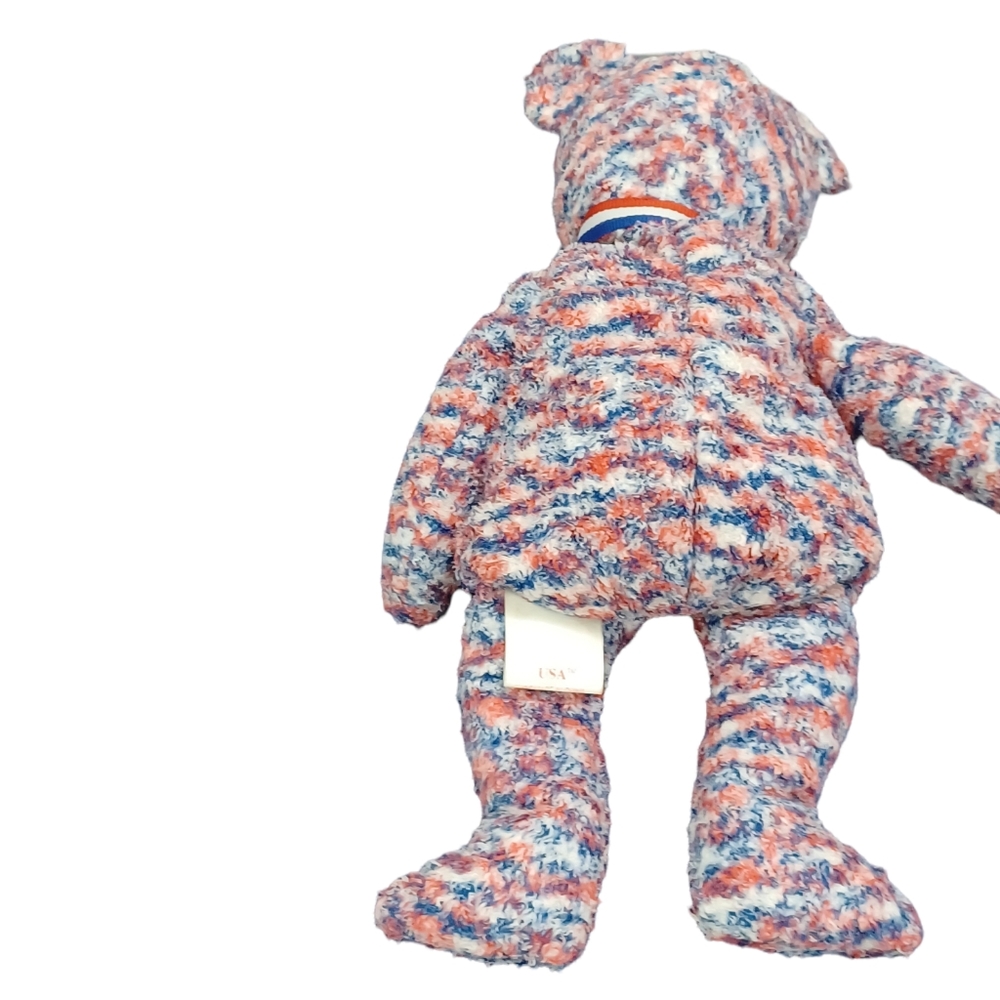 •2000 Ty Beanie Baby USA the Fourth of July Bear  Red ,White  and Blue Plush - Picture 9 of 9